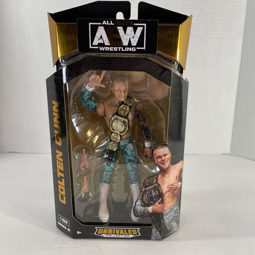 Colten Gunn  AEW Unrivaled 16 Jazwares Toy Wrestling Action Figure